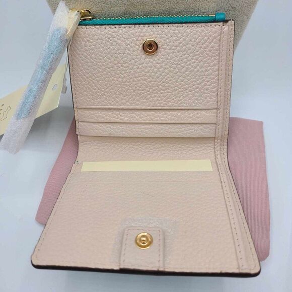 Radley London Turquoise Leather April Showers Small Wallet NWT! NEW! - Picture 4 of 9